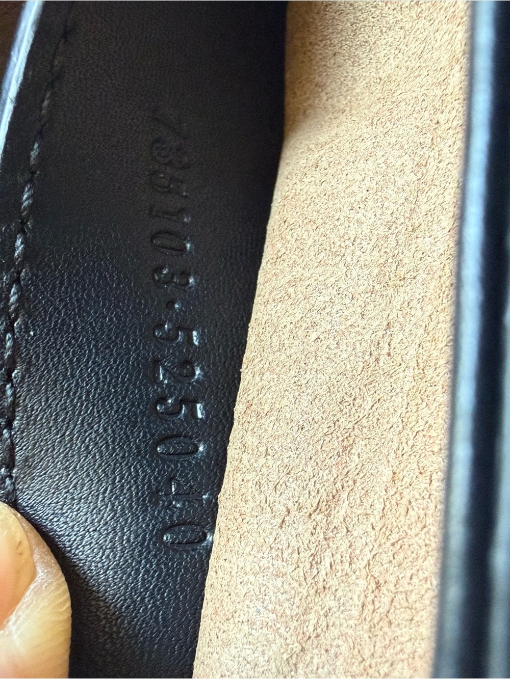 Gucci Brown/Black GG Supreme Canvas Crossbody with Gold Lock - Picture 15 of 16